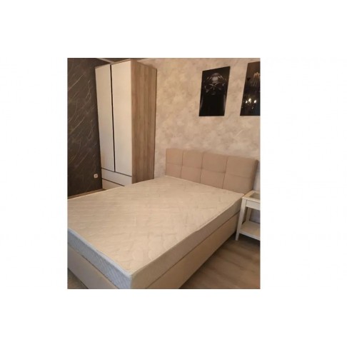 Кровать Аксамит Каприз (светло-бежевый)-3