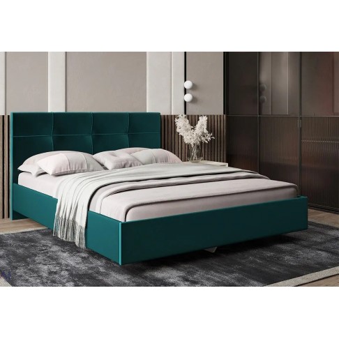 Кровать Аксамит Каприз (зеленый)-0
