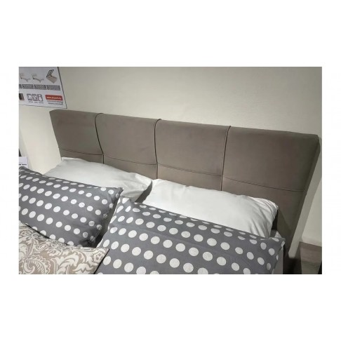 Кровать Аксамит Каприз (коричневый)-3