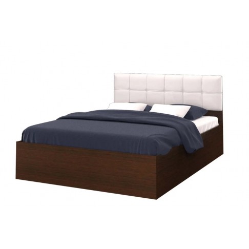 Кровать Аксамит Селена (Венге/Vega White)-0