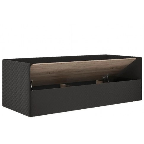 Кровать Афина 80х200 с ПМ (темно-серая)-1