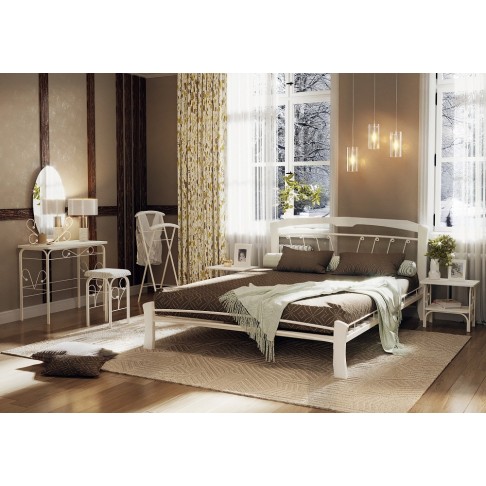 Кровать Аксамит Муза 4 лайт белый/белый-0