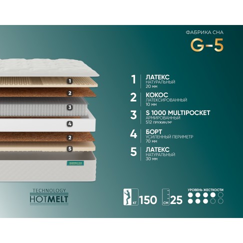 Матрас Фабрика Сна G-5-1