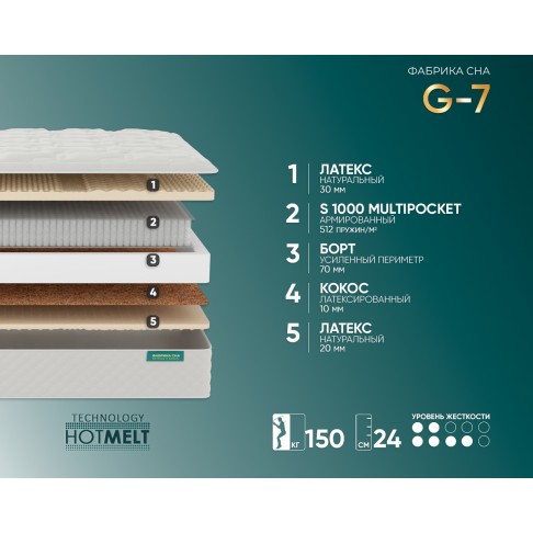 Матрас Фабрика Сна G-7-1