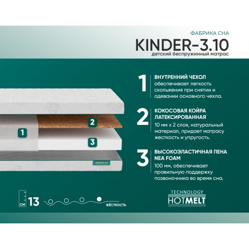 Матрас Фабрика сна Kinder-3.10-1