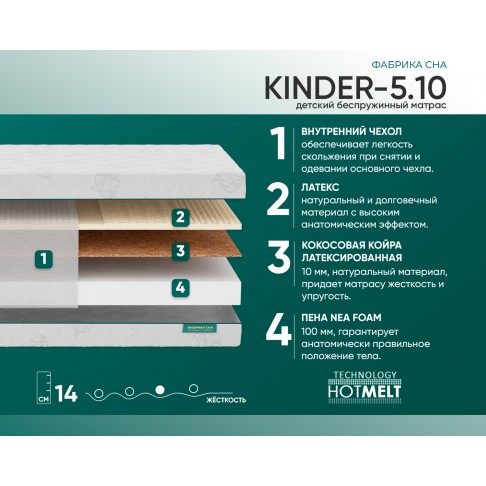 Матрас Фабрика сна Kinder-5.10-1