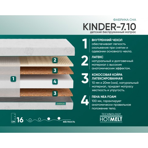 Матрас Фабрика сна Kinder-7.10-1