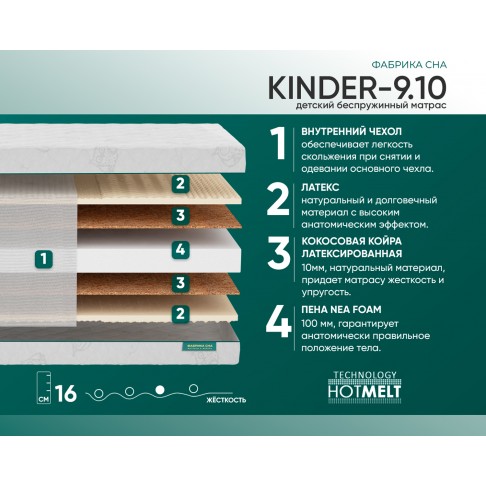 Матрас Фабрика сна Kinder-9.10-1