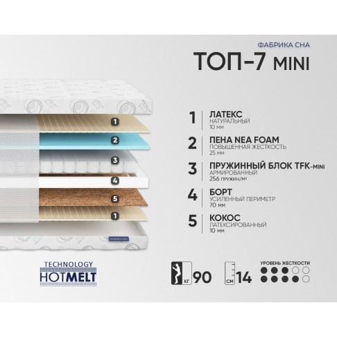 Матрас Фабрика сна Топ-7 MINI-1