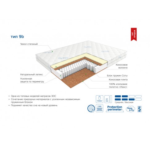 Матрас ЭОС Тип 9b-1