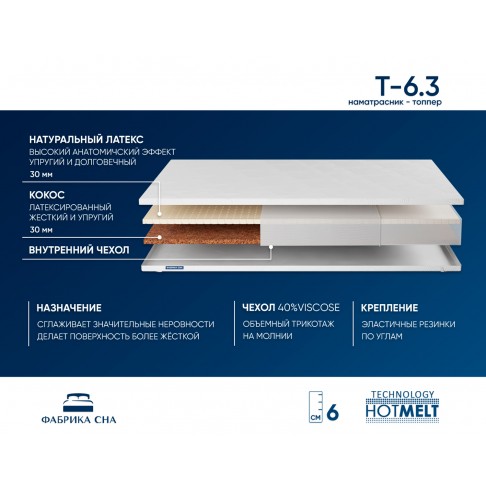 Топпер Фабрика сна T-6.3-1
